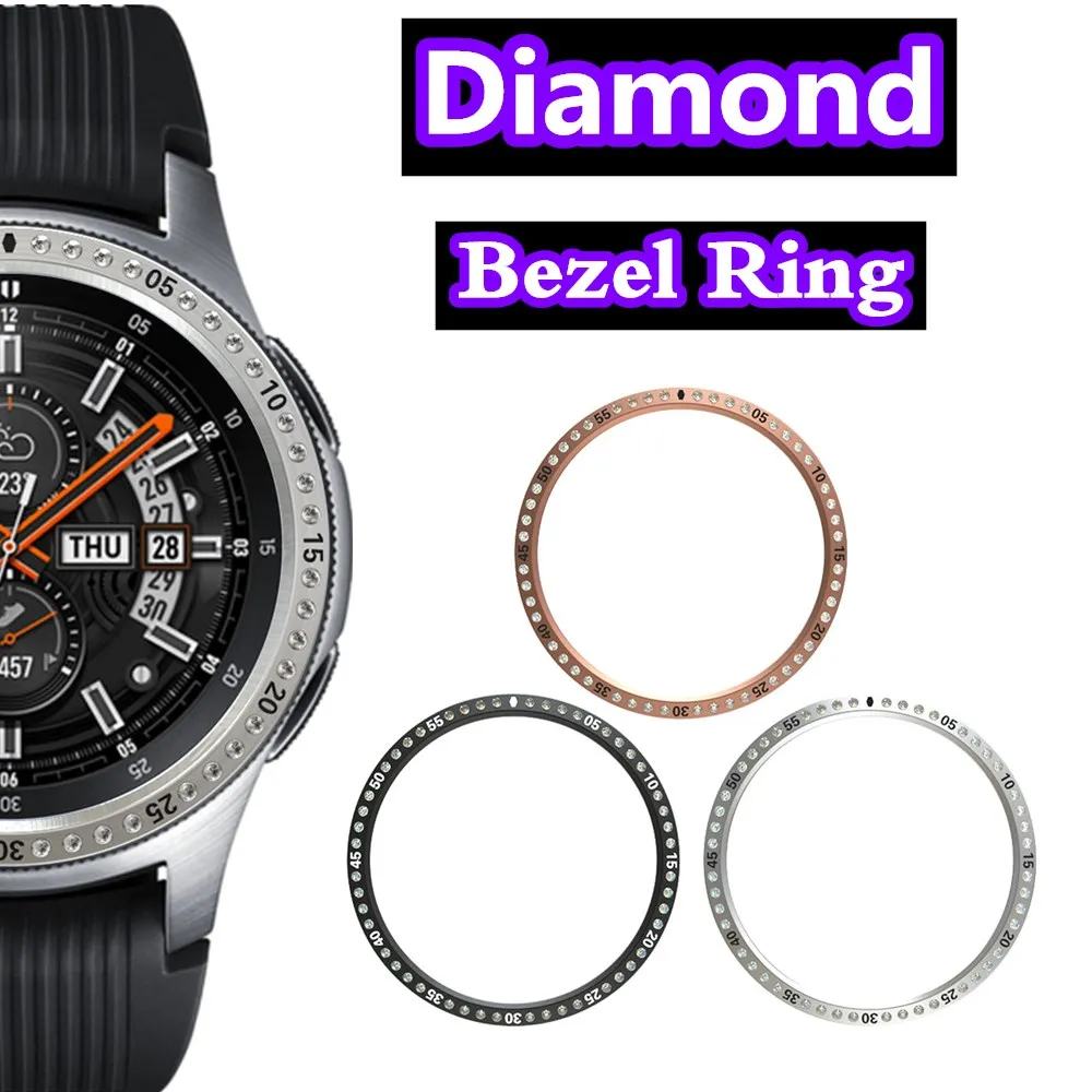 Stainless Steel Diamond Cover For Samsung Galaxy Watch 42MM/46MM Bezel Ring Adhesive Cover Anti Scratch Metal Rim Dial Sleeve
Stainless Steel Diamond Cover For Samsung Galaxy Watch 42MM/46MM Bezel Ring Adhesive Cover Anti Scratch Metal Rim Dial Sleeve