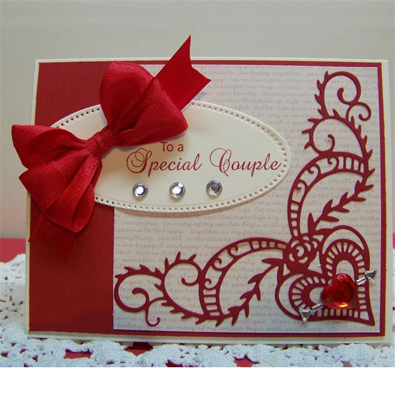 GJCraft Fancy Heart Corner Metal Cutting Dies for Scrapbooking Embossing DIY Album Craft Card Gift For Valentine's Day Love Dies
GJCraft Fancy Heart Corner Metal Cutting Dies for Scrapbooking Embossing DIY Album Craft Card Gift For Valentine's Day Love Dies