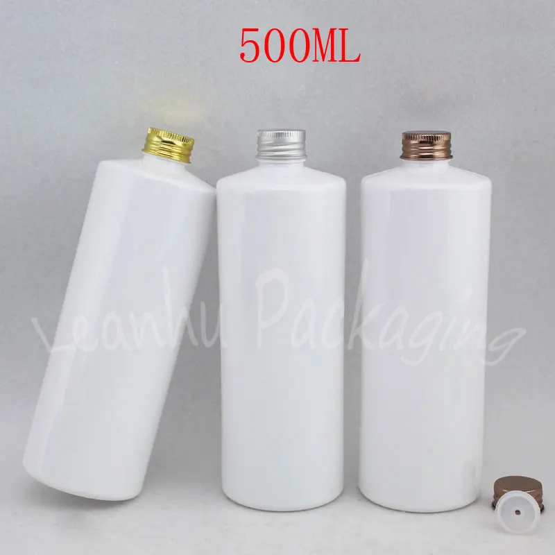 500ML White Flat Shoulder Plastic Bottle Aluminum Screw Cap , 500CC Shampoo / Lotion Packaging Bottle , Makeup Sub-bottling
500ML White Flat Shoulder Plastic Bottle Aluminum Screw Cap , 500CC Shampoo / Lotion Packaging Bottle , Makeup Sub-bottling