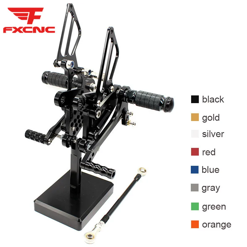 For KAWASAKI Ninja ZX6R ZX636 ZX 6R 636 2009-2018 CNC Aluminum Alloy Motorcycle Footrest Footpeg Pedal Foot peg Rearset Rear Set
For KAWASAKI Ninja ZX6R ZX636 ZX 6R 636 2009-2018 CNC Aluminum Alloy Motorcycle Footrest Footpeg Pedal Foot peg Rearset Rear Set