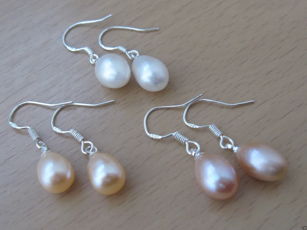 Free shipping NEW 3 PAIRS WHITE PEACH LAVENDER STERLING SILVER FRESHWATER PEARL DROP EARRINGS 6.10
Free shipping NEW 3 PAIRS WHITE PEACH LAVENDER STERLING SILVER FRESHWATER PEARL DROP EARRINGS 6.10