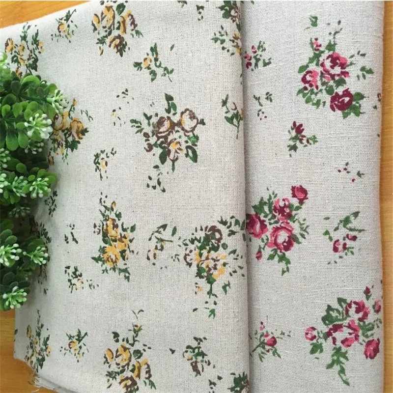 Cotton Linen Floral Fabric DIY Sewing Patchwork Canvas Fabric Linen Cotton Quilting Material Floral Printed Cloth Crafts Supply
Cotton Linen Floral Fabric DIY Sewing Patchwork Canvas Fabric Linen Cotton Quilting Material Floral Printed Cloth Crafts Supply