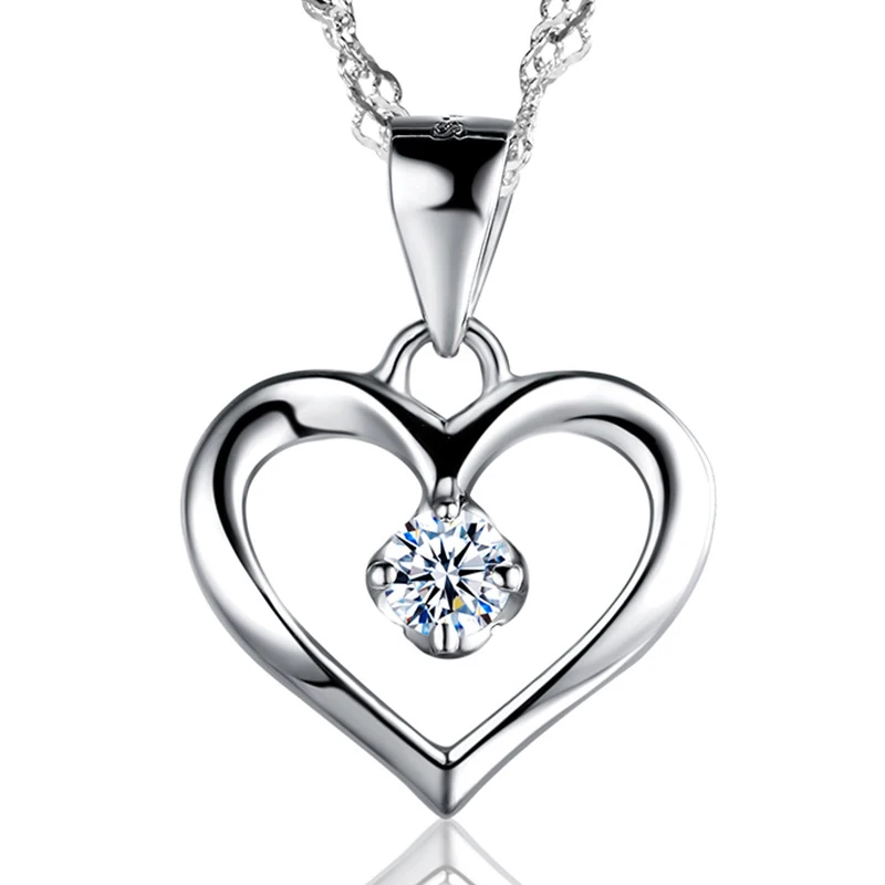 JEXXI 925 Sterling Silver Cubic Zirconia CZ Hollow Heart Pendant Necklace Colllar Women Wedding Anniversary Jewelry
JEXXI 925 Sterling Silver Cubic Zirconia CZ Hollow Heart Pendant Necklace Colllar Women Wedding Anniversary Jewelry