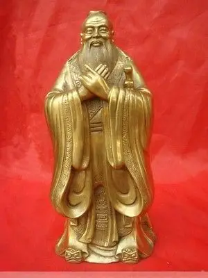 Extra Large bronze brass Nice Chinese SAINT CONFUCIUS BRONZE brass STATUE FIGURE 7"HIGH Yellow Decoration 100% Brass Bronze
Extra Large bronze brass Nice Chinese SAINT CONFUCIUS BRONZE brass STATUE FIGURE 7"HIGH Yellow Decoration 100% Brass Bronze