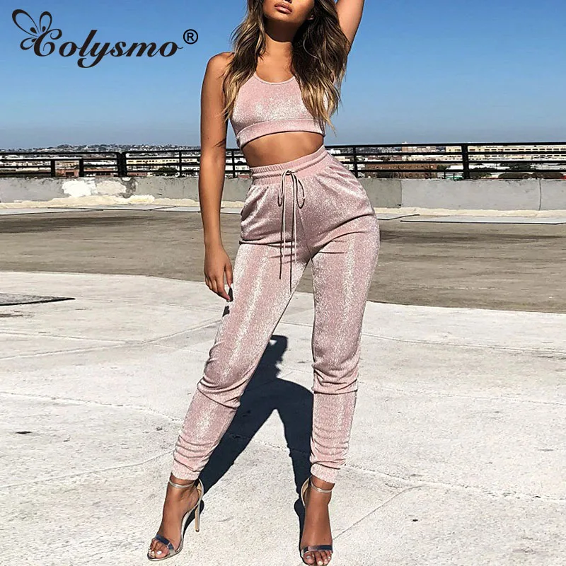 Colysmo Two Piece Set Top And Pants 2 Piece Set Women Tracksuit Winter Sets Ladies Crop Top Pants Outfits Conjunto Feminino 2018
Colysmo Two Piece Set Top And Pants 2 Piece Set Women Tracksuit Winter Sets Ladies Crop Top Pants Outfits Conjunto Feminino 2018