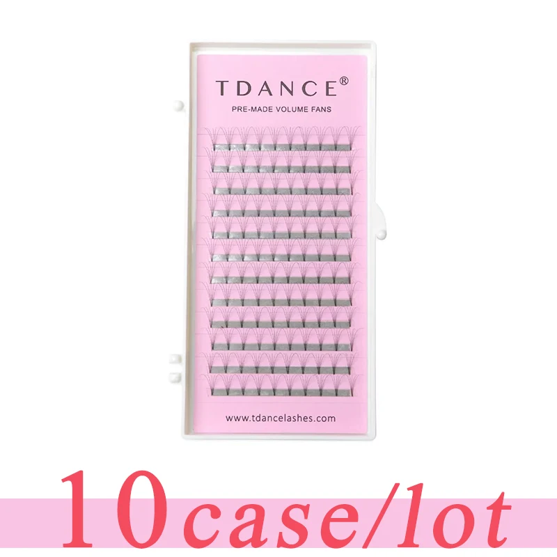 TDANCE 10 pcs/lot Eyelash Extension short stem 0.07 0.10mm thickness High Quality Pre-fanned Volume Lashes Eyelash Extension
TDANCE 10 pcs/lot Eyelash Extension short stem 0.07 0.10mm thickness High Quality Pre-fanned Volume Lashes Eyelash Extension
