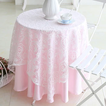 Romantic Tablecloth White lace pink Bottom lining table cloth For Wedding Birthday Party Round Table Cover fashion Home Decor
Romantic Tablecloth White lace pink Bottom lining table cloth For Wedding Birthday Party Round Table Cover fashion Home Decor