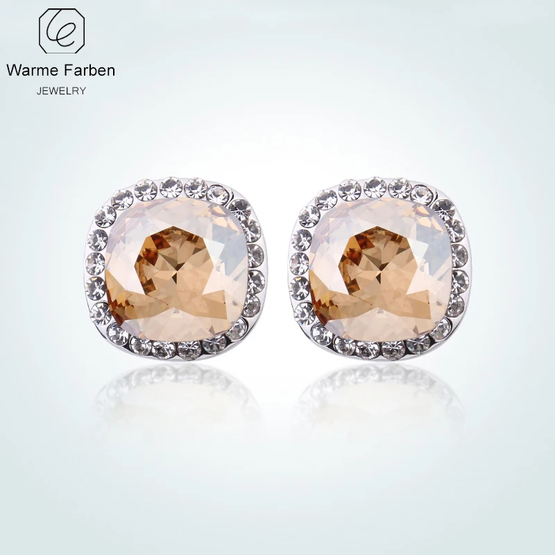 Fashion Jewelry Women Earrings Crystal From Swarovski Inlaid Zircon Square Crystal Stud Earrings Sliver 925 Jewelry Lady Brincos
Fashion Jewelry Women Earrings Crystal From Swarovski Inlaid Zircon Square Crystal Stud Earrings Sliver 925 Jewelry Lady Brincos