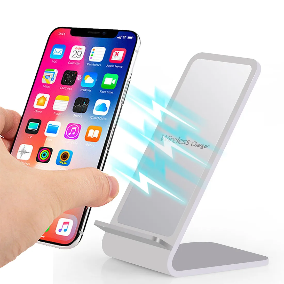 Aluminium Design 2-coil Charging Station Wireless Charger Stand For Iphone XS 2018 personality simple wireless hot sale
Aluminium Design 2-coil Charging Station Wireless Charger Stand For Iphone XS 2018 personality simple wireless hot sale