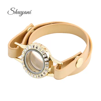 New Arrival 5 PCS/lot Wholesale Living Memory Locket Bracelet Leather Snap Bangle Wedding Jewelry
New Arrival 5 PCS/lot Wholesale Living Memory Locket Bracelet Leather Snap Bangle Wedding Jewelry
