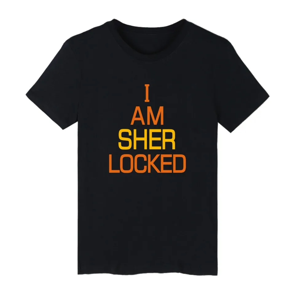 Sherlock Holmes Short Sleeve Tee Shirt Men Funny Summer Popular American Drama Tshirt Men Brand Popular Fictions Cotton T-shirt
Sherlock Holmes Short Sleeve Tee Shirt Men Funny Summer Popular American Drama Tshirt Men Brand Popular Fictions Cotton T-shirt