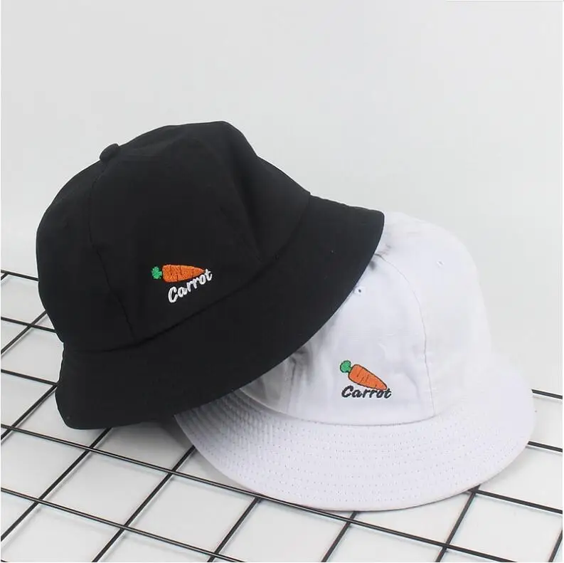 New Cute Vegetable carrot Bucket Hats for Women boonie Hats bob hip hop Caps Fishing man panama hat female bucket for Summer
New Cute Vegetable carrot Bucket Hats for Women boonie Hats bob hip hop Caps Fishing man panama hat female bucket for Summer
