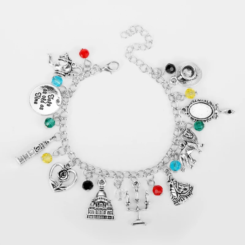 Wholesale Beauty And Beast Charm Bracelet Moana Bracelet Roses Mirror Castle Clock Lion Harpoon Accessories Women Jewelry -25
Wholesale Beauty And Beast Charm Bracelet Moana Bracelet Roses Mirror Castle Clock Lion Harpoon Accessories Women Jewelry -25
