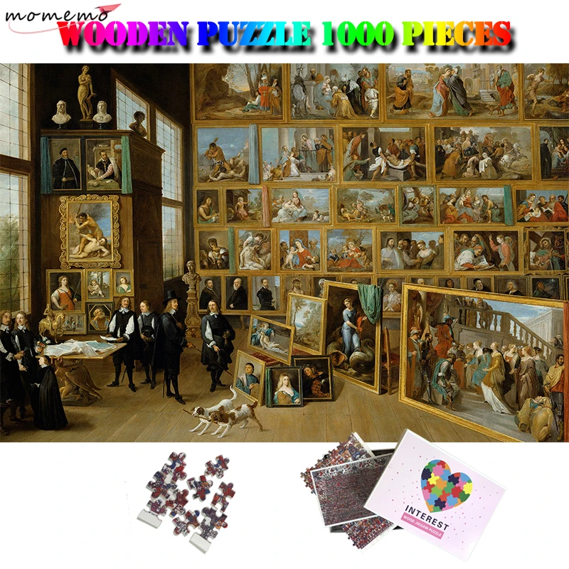 MOMEMO Gallery At Brussels Wooden 1000 Pieces Adults Puzzle World Famous Painting Jigsaw Puzzle 1000 Pieces Puzzles Toy for Kids
MOMEMO Gallery At Brussels Wooden 1000 Pieces Adults Puzzle World Famous Painting Jigsaw Puzzle 1000 Pieces Puzzles Toy for Kids