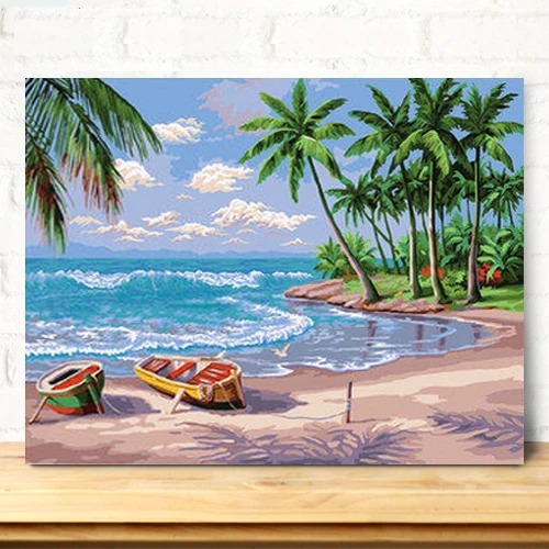 MaHuaf-X246 DIY oil painting by numbers Hand Painted holiday coast beach Acrylic Picture Wall Art drawing by numbers on canvas
MaHuaf-X246 DIY oil painting by numbers Hand Painted holiday coast beach Acrylic Picture Wall Art drawing by numbers on canvas