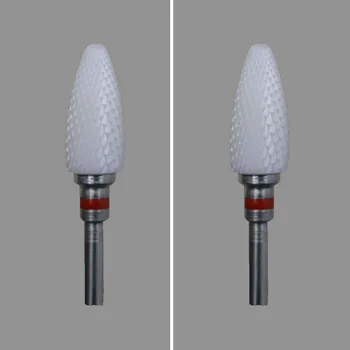 2 Pcs- White Zirconia Ceramic Dental Lab Burs - Bullet Shape -Cross cut (4701.060)
2 Pcs- White Zirconia Ceramic Dental Lab Burs - Bullet Shape -Cross cut (4701.060)