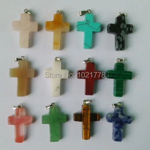 wholesale 12pcs/lot 2018 fashion hot sale natural stone mix cross pendants Charms fit Necklaces jewelry making free shipping
wholesale 12pcs/lot 2018 fashion hot sale natural stone mix cross pendants Charms fit Necklaces jewelry making free shipping