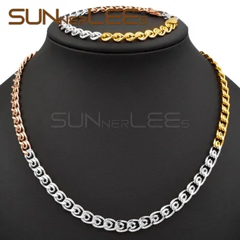 6mm Jewelry Mens Womens Snail Link Chain Rose Gold Color Necklace Bracelet Set C09 YRWS
6mm Jewelry Mens Womens Snail Link Chain Rose Gold Color Necklace Bracelet Set C09 YRWS