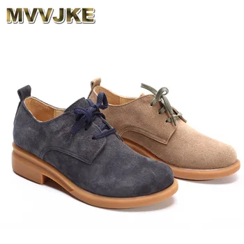 MVVJKE Shoes Woman Flats Genuine Leather Ladies Flat Shoes Women Casual shoes Round toe Lace up Female Footwear
MVVJKE Shoes Woman Flats Genuine Leather Ladies Flat Shoes Women Casual shoes Round toe Lace up Female Footwear