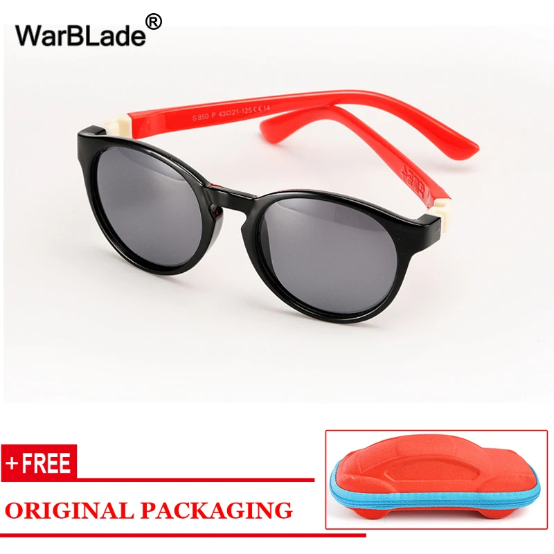 WarBLade Polarized Kids Sunglasses TR90 Flexible Eyewear Children UV400 Sun Glasses Protection Eyeglasses For Boy Girl With Case
WarBLade Polarized Kids Sunglasses TR90 Flexible Eyewear Children UV400 Sun Glasses Protection Eyeglasses For Boy Girl With Case
