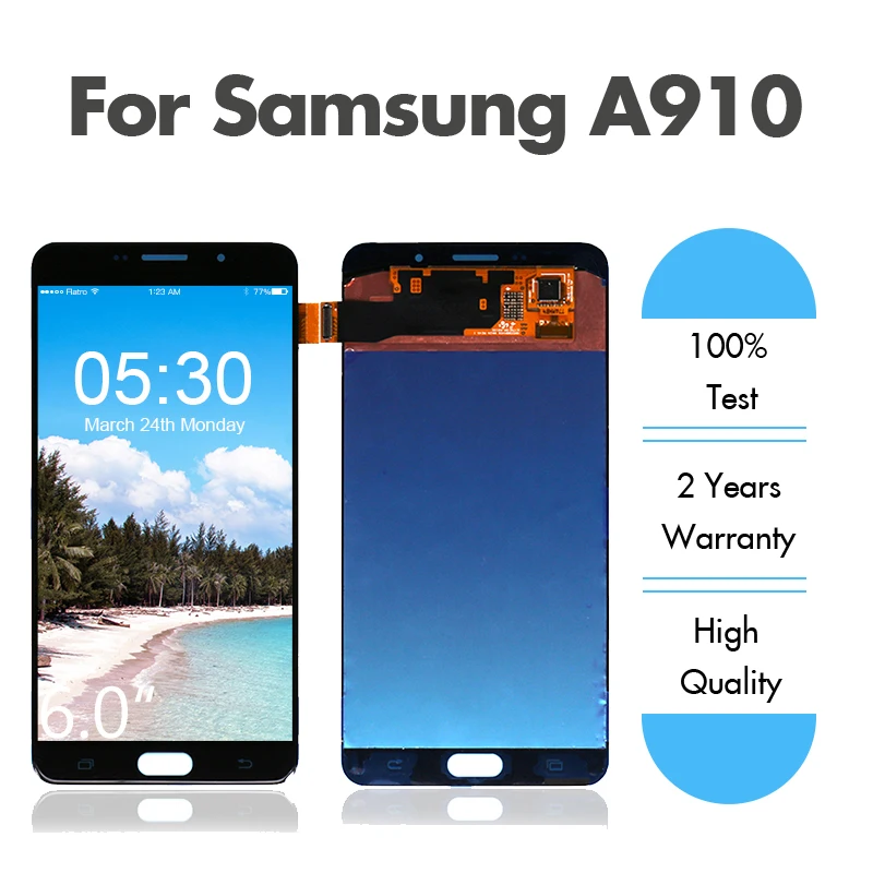 Original LCD for SAMSUNG for Galaxy A9 Pro 2016 A910 A910F A9100 Display Screen Touch Digitizer Assembly Repair Free Shipping
Original LCD for SAMSUNG for Galaxy A9 Pro 2016 A910 A910F A9100 Display Screen Touch Digitizer Assembly Repair Free Shipping
