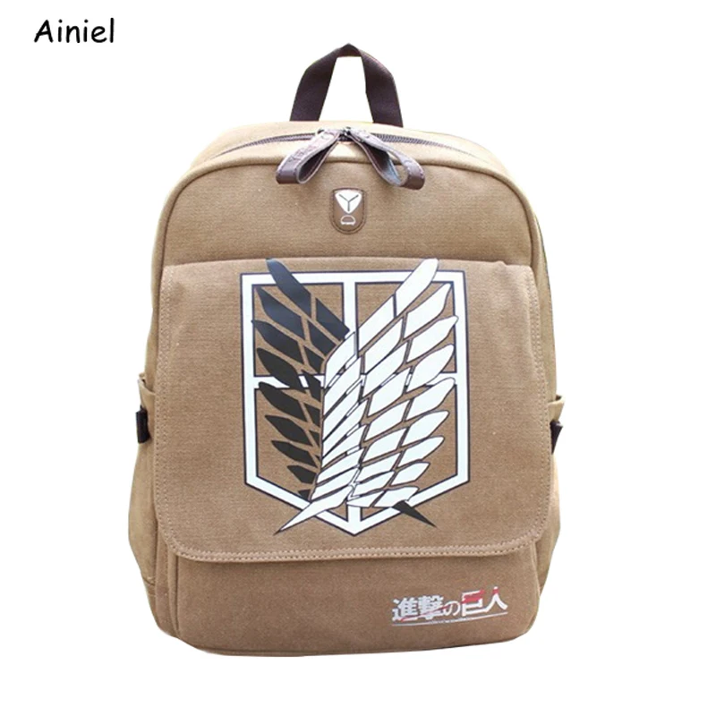 Anime Attack on Titan Cosplay Shingeki No Kyojin Backpacks Bag Schoolbag Notebook Backpack Knapsack Canvas Travel Bag Teenagers
Anime Attack on Titan Cosplay Shingeki No Kyojin Backpacks Bag Schoolbag Notebook Backpack Knapsack Canvas Travel Bag Teenagers