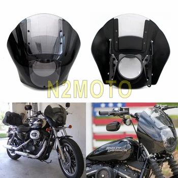Black and Clear Motorcycle Quarter Headlight Fairing w/Mount Bracket Kit for Harley XL 883 Fat Bob Dyna FXR 1986-2016
Black and Clear Motorcycle Quarter Headlight Fairing w/Mount Bracket Kit for Harley XL 883 Fat Bob Dyna FXR 1986-2016
