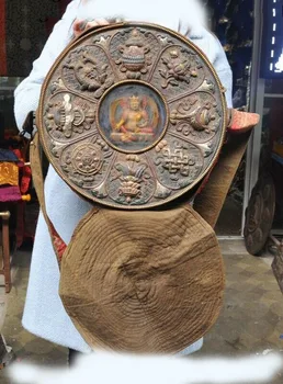 wedding decoration 15"Tibetan Bronze Painted silk 8 treasures symbol Yellow Jambhala Shrines statue
wedding decoration 15"Tibetan Bronze Painted silk 8 treasures symbol Yellow Jambhala Shrines statue