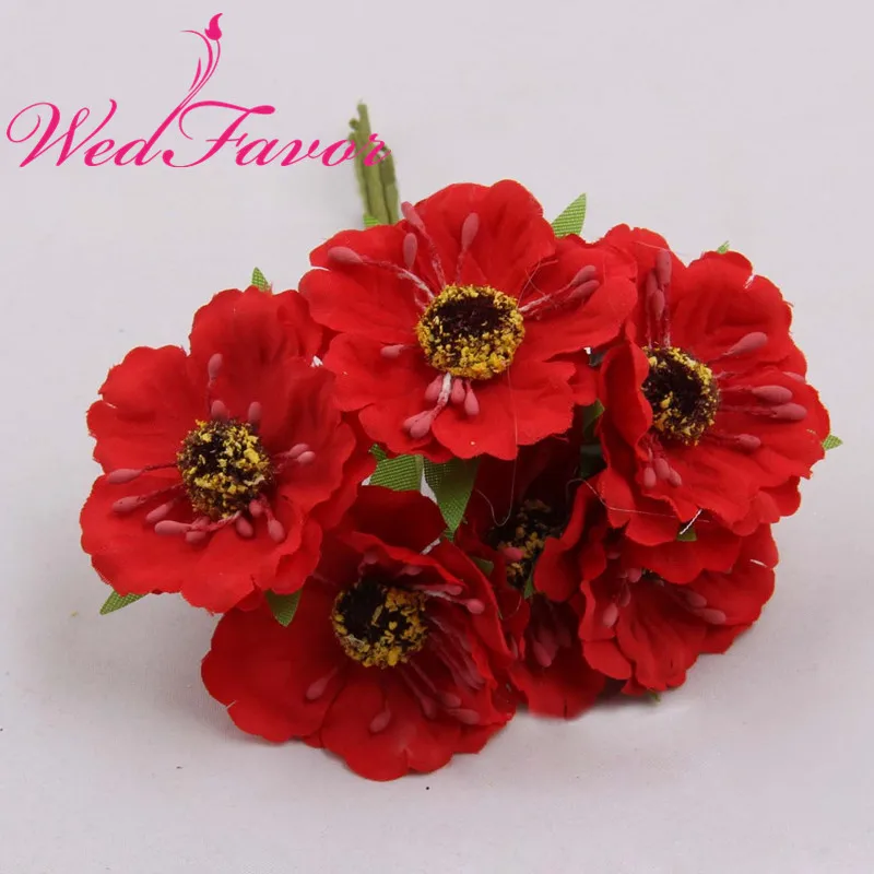 60pcs 4cm New Artificial Silk Poppy Flowers Cherry Blossom Wedding Flowers Scrapbooking Garland Hair Accessories
60pcs 4cm New Artificial Silk Poppy Flowers Cherry Blossom Wedding Flowers Scrapbooking Garland Hair Accessories