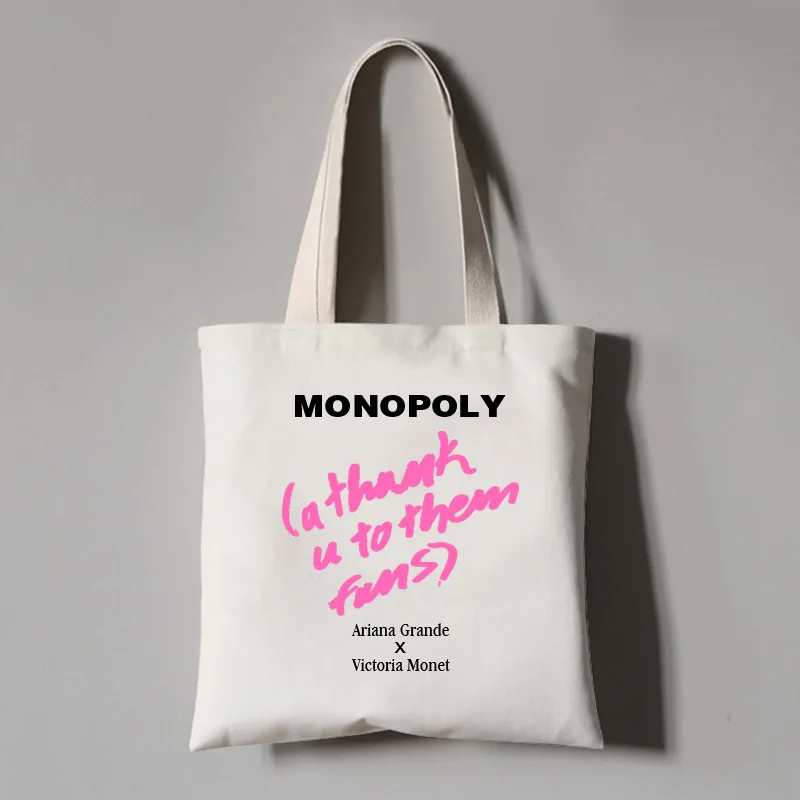 2019 Exclusive SWEETENER Thank U Next Original Design Tote Bag Shopping Unisex Fashion Travel Canvas Bags Ari-0102# Ari-0103#
2019 Exclusive SWEETENER Thank U Next Original Design Tote Bag Shopping Unisex Fashion Travel Canvas Bags Ari-0102# Ari-0103#