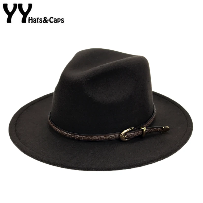 Winter Felt Cap With Exquisite Woven Belt Fedoras Women Warm Panama Hats Men Vintage Trilby Cap Autumn Jazz Caps 7 color YY18003
Winter Felt Cap With Exquisite Woven Belt Fedoras Women Warm Panama Hats Men Vintage Trilby Cap Autumn Jazz Caps 7 color YY18003