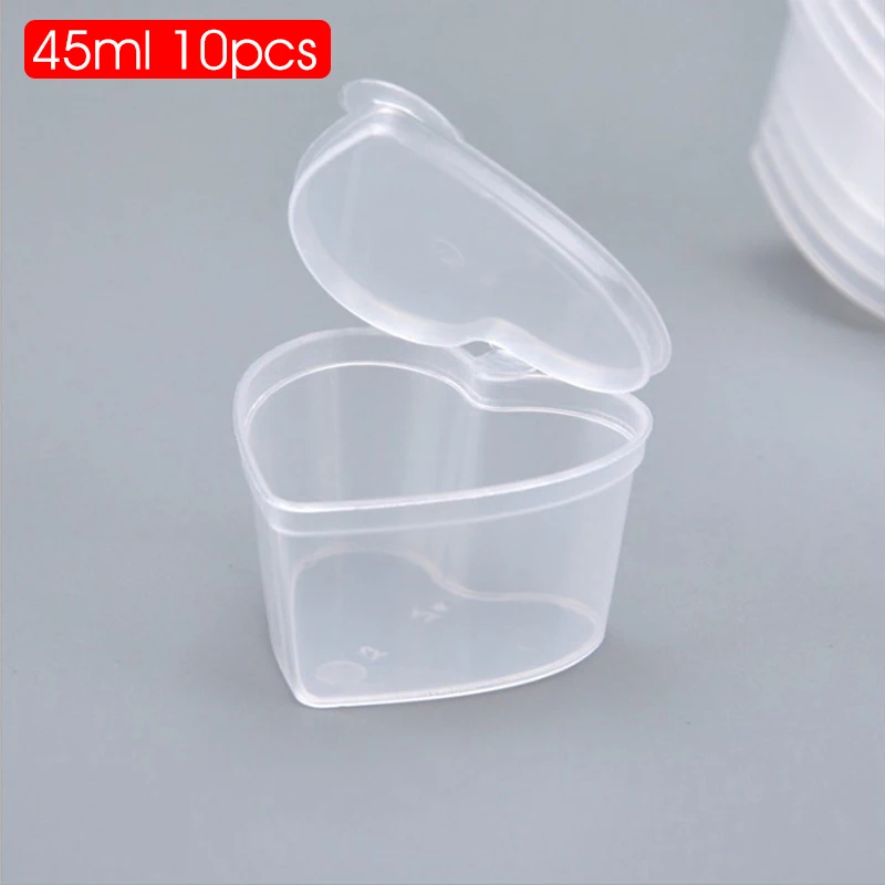 New 10pcs/set Transparent Plastic Color Plasticine Containers Glue Putty Foam Ball Storage Boxes 45ml Slime Storage
New 10pcs/set Transparent Plastic Color Plasticine Containers Glue Putty Foam Ball Storage Boxes 45ml Slime Storage