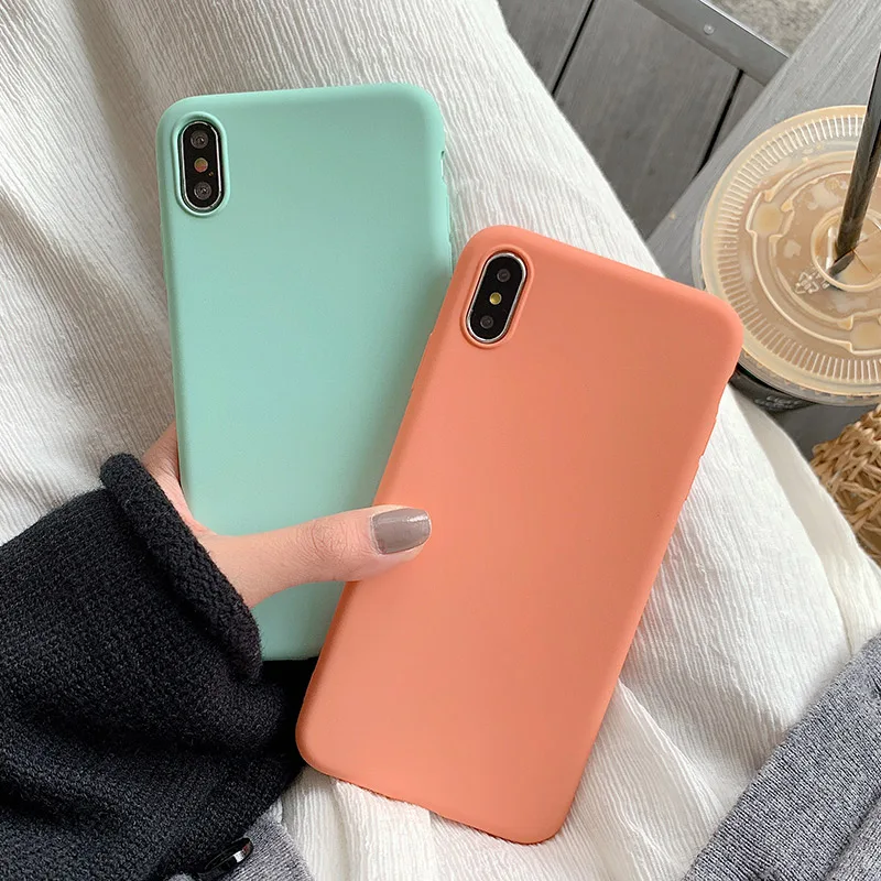 SoCouple Soft TPU Phone Case For iPhone 7 8 6 6s plus X Xs max XR Case Cute Candy Color Matte Rock Sand Silicone Back Cover
SoCouple Soft TPU Phone Case For iPhone 7 8 6 6s plus X Xs max XR Case Cute Candy Color Matte Rock Sand Silicone Back Cover