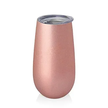 Quevin10pcs 6oz Egg Cups Wine Glasses Tumblers stemless Rose Stainless steel Double Walled Vacuum Insulated Mugs with clear lid
Quevin10pcs 6oz Egg Cups Wine Glasses Tumblers stemless Rose Stainless steel Double Walled Vacuum Insulated Mugs with clear lid