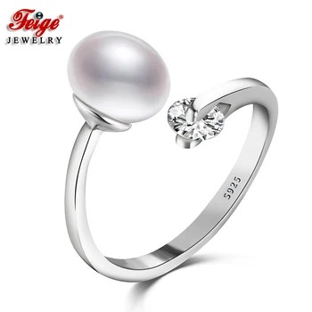 Feige Real 925 Sterling Silver Rings High Quality Anillos Fine Jewelry 8-9mm White Freshwater Pearl Ring for Women Pearl Jewelry
Feige Real 925 Sterling Silver Rings High Quality Anillos Fine Jewelry 8-9mm White Freshwater Pearl Ring for Women Pearl Jewelry