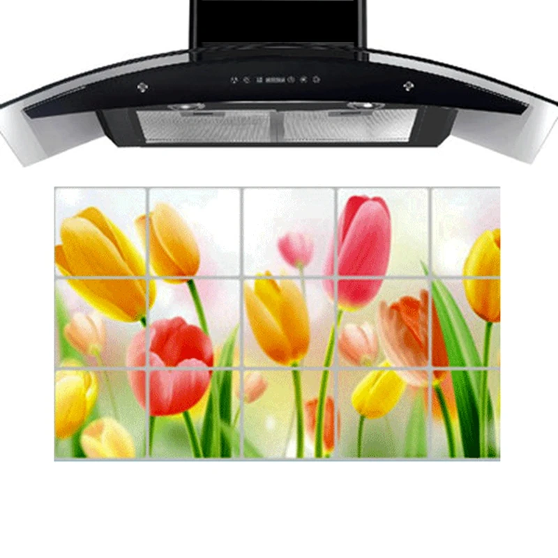 Zs Sticker 75 cm * 45 cm Tulip Flowers Kitchen Wall Stickers Accessories Kitchen Decor Aluminum Foil Wall Tile Stickers
Zs Sticker 75 cm * 45 cm Tulip Flowers Kitchen Wall Stickers Accessories Kitchen Decor Aluminum Foil Wall Tile Stickers