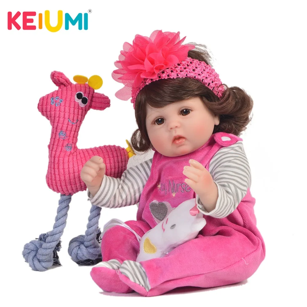 New Arrival 17'' Reborn Dolls Babies Soft Silicone Body Realistic KEIUMI Boneca Reborn 43 cm kids Birthday Gift Baby Dolls Toys
New Arrival 17'' Reborn Dolls Babies Soft Silicone Body Realistic KEIUMI Boneca Reborn 43 cm kids Birthday Gift Baby Dolls Toys
