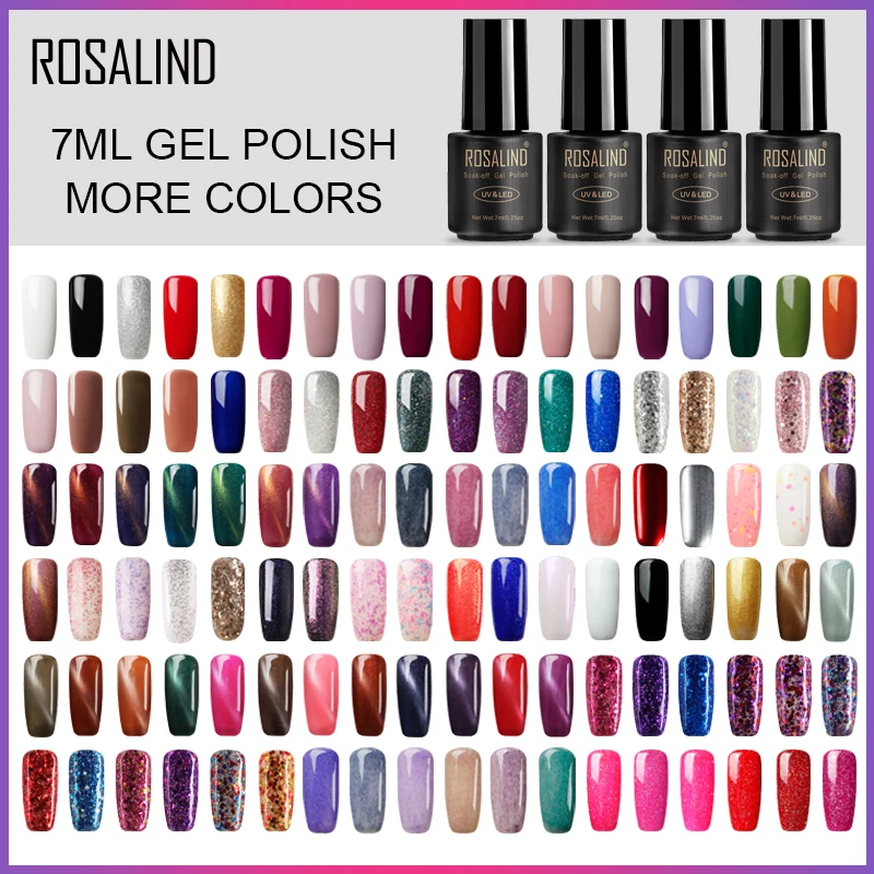ROSALIND 7ml Gel Polish Nail Polish Nail Art Semi Permanent UV Gel Hybrid Set For Manicure Soak Off Lacquer White Primer
ROSALIND 7ml Gel Polish Nail Polish Nail Art Semi Permanent UV Gel Hybrid Set For Manicure Soak Off Lacquer White Primer