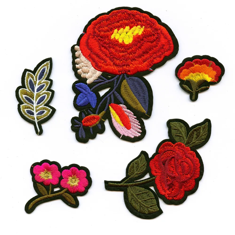 DOUBLEHEE 5Styles life Red As Fire Flower Embroidered Iron On Patches For Clothing New Design Beauty Patch Sticker Badges diy
DOUBLEHEE 5Styles life Red As Fire Flower Embroidered Iron On Patches For Clothing New Design Beauty Patch Sticker Badges diy