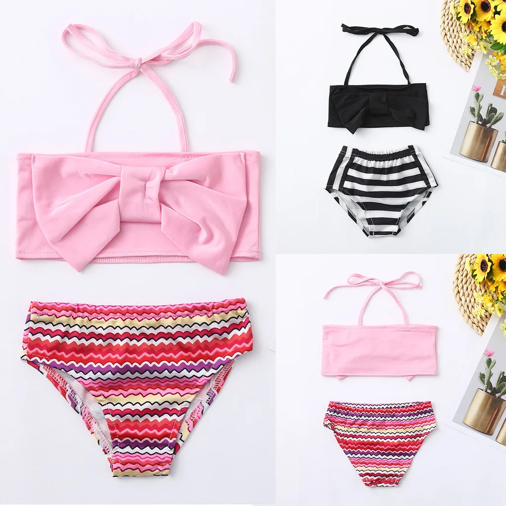 Summer Kids Baby Girls Bow Striped Print Vest Swimwear Swimsuit Bikini Outfits Bebek Mayo Costume Da Bagno Ragazza 19MAY19 P35
Summer Kids Baby Girls Bow Striped Print Vest Swimwear Swimsuit Bikini Outfits Bebek Mayo Costume Da Bagno Ragazza 19MAY19 P35