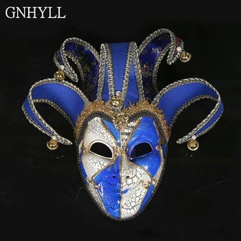 GNHYLL High-end fine crack Holiday masquerade mask Halloween birthday party clown mask Ball Mask cosplay mask
GNHYLL High-end fine crack Holiday masquerade mask Halloween birthday party clown mask Ball Mask cosplay mask