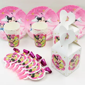 44pcs for 10 kids Party set Minnie Mouse Theme Birthday Party Supplies plate+cup+blowout+candy box Party Decoration
44pcs for 10 kids Party set Minnie Mouse Theme Birthday Party Supplies plate+cup+blowout+candy box Party Decoration