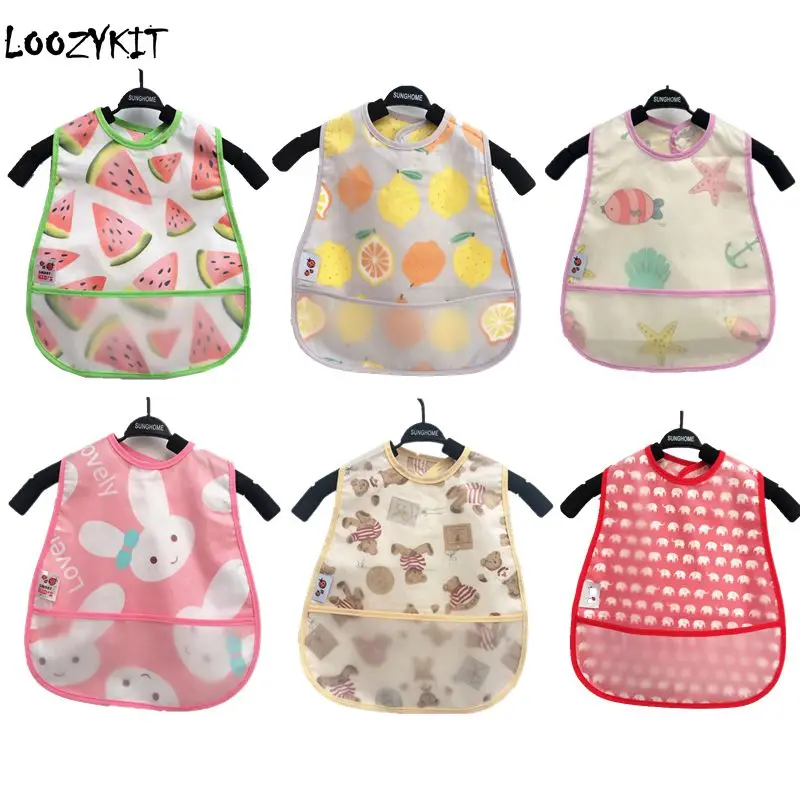 Loozykit Baby Bibs EVA Waterproof Lunch Bibs Cartoon Fruits Printing Infants Bibs Boys Girls Feeding Burp Cloths Bibs Apron
Loozykit Baby Bibs EVA Waterproof Lunch Bibs Cartoon Fruits Printing Infants Bibs Boys Girls Feeding Burp Cloths Bibs Apron