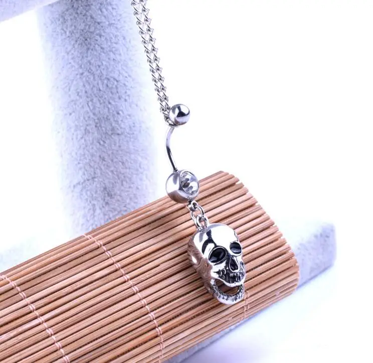 1pcs 2016 New Skeleton head Arrive Belly Button Ring Navel Chain Piercing Body Jewelry
1pcs 2016 New Skeleton head Arrive Belly Button Ring Navel Chain Piercing Body Jewelry