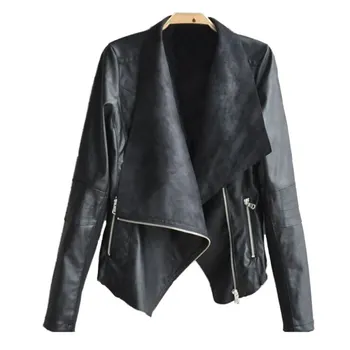 Liva Girl Women Autunm Winter PU Leather Coat Black White Apricot Long Sleeve Outerwear Coat Sexy Lady Bomber Motorcycle Jackets
Liva Girl Women Autunm Winter PU Leather Coat Black White Apricot Long Sleeve Outerwear Coat Sexy Lady Bomber Motorcycle Jackets