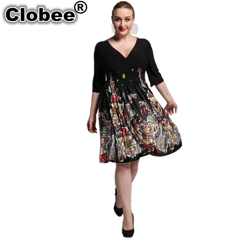 Clobee 2019 Women Summer Boho Dress Ladies Vestidos Largos Robe Femme Print Beach Dress Plus Size 6XL 7XL Bohemian Maxi Dresses
Clobee 2019 Women Summer Boho Dress Ladies Vestidos Largos Robe Femme Print Beach Dress Plus Size 6XL 7XL Bohemian Maxi Dresses