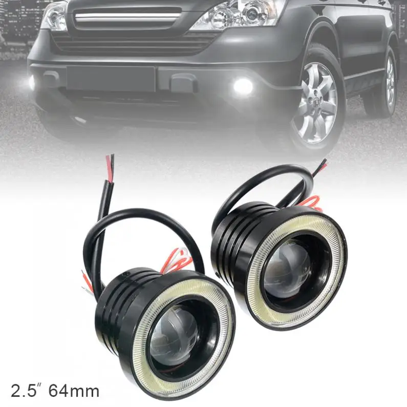 2pcs 2.5/3/3.5 Inch 12V Car COB 1200LM 30W Light LED Fog Lamp DRL White Angel Eye Driving Signal Bulbs Daytime Running Light
2pcs 2.5/3/3.5 Inch 12V Car COB 1200LM 30W Light LED Fog Lamp DRL White Angel Eye Driving Signal Bulbs Daytime Running Light