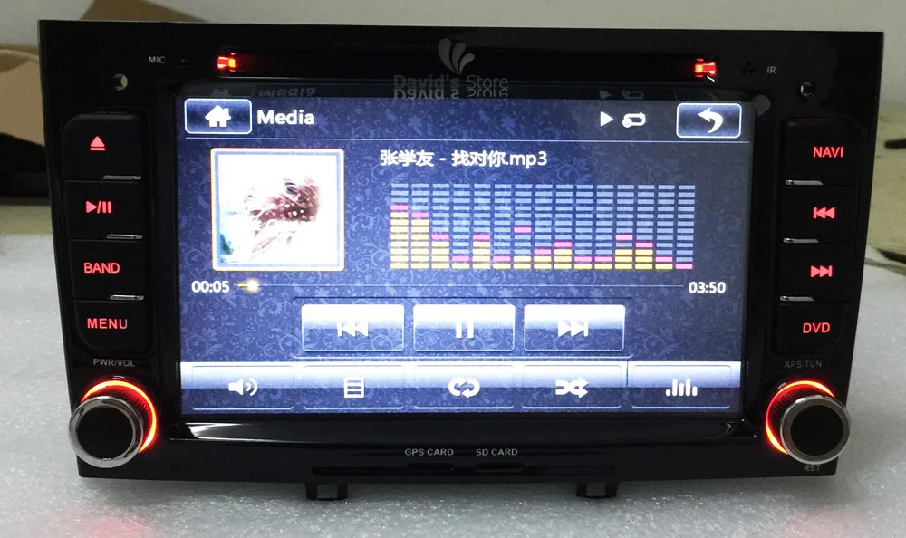 Car Navigation for Peugeot 308-408 Black 4