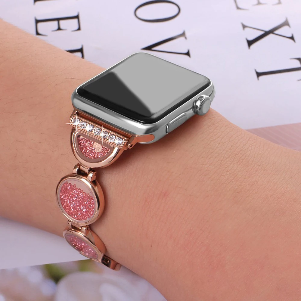 Link Bracelet Strap For Apple Watch Band 4/3 38mm 44mm iWatch Band 42mm 40mm Luminescence Handmade Women Watch Band Clock Wrist
Link Bracelet Strap For Apple Watch Band 4/3 38mm 44mm iWatch Band 42mm 40mm Luminescence Handmade Women Watch Band Clock Wrist