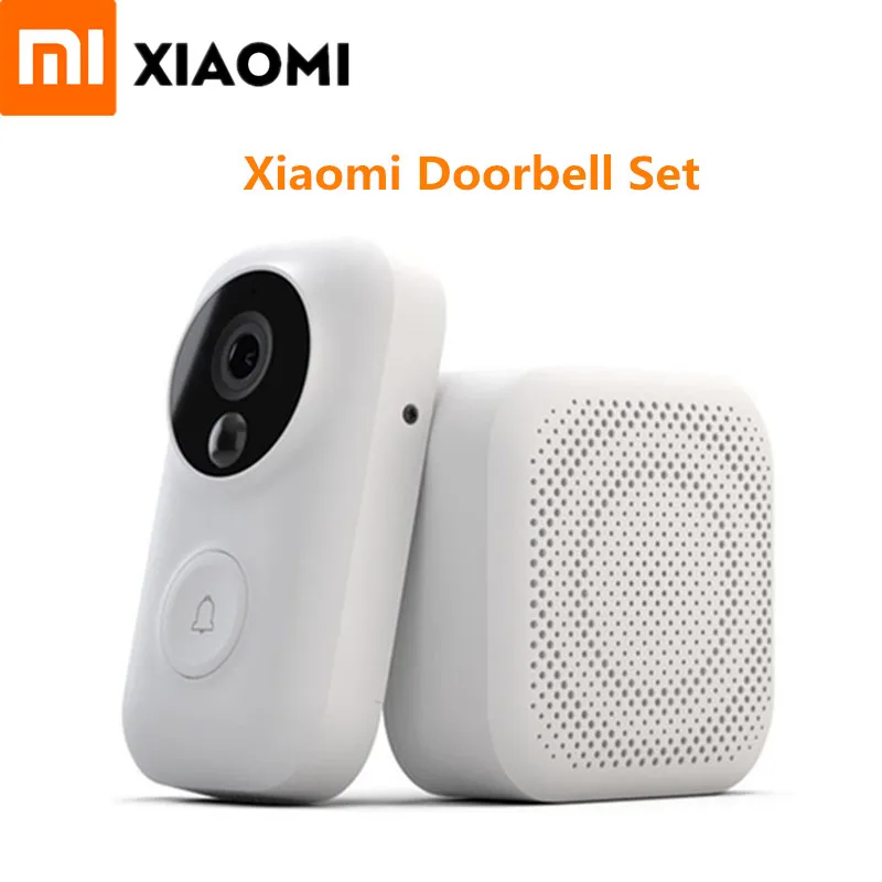 

Xiaomi Zero AI Face Identification IR Night Vision Video Doorbell 720P Set Motion Detection SMS Push Intercom Free Cloud Storage